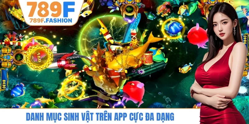 Danh mục sinh vật trên app cực đa dạng