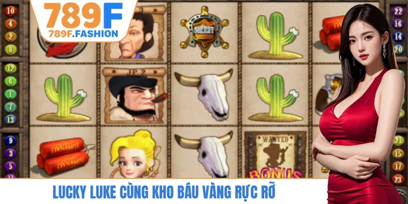 Lucky Luke cùng kho báu vàng rực rỡ