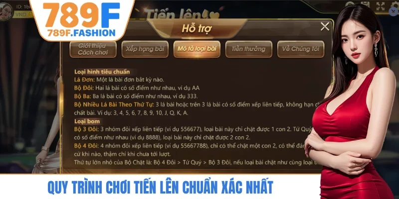 Quy trình chơi tiến lên chuẩn xác nhất